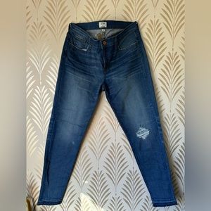J.Crew toothpick 8” jeans 32T